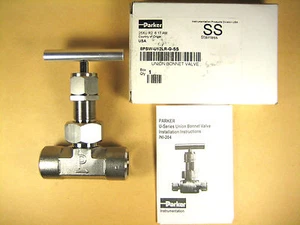 Parker -  8PSW-U12LR-G-SS -  Union Bonnet Valve - Picture 1 of 6