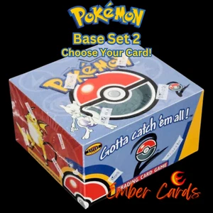 Pokémon Base Set 2 - Choose Your Card - LP/NM 2000 WoTC Wizards of The Coast - Picture 1 of 120