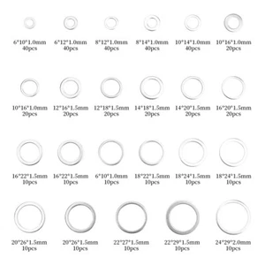 450 tlg ALU-Dichtring Sortiment Aluminium Dichtung Dichtungsring Satz O-Ring Set - Bild 1 von 19