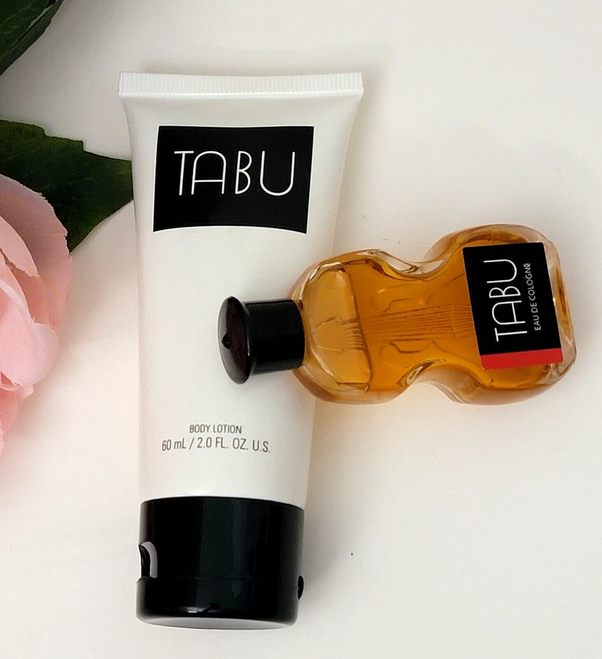 Loção Corporal TABU 2 fl oz + 1 Mini Splash GRÁTIS 0,5 fl oz por Dana VINTAGE - Imagem 1 de 3
