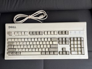 Dell AT101W Mechanical Keyboard GYUM90SK PS/2 TESTED WORKS