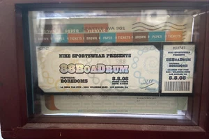 Langeweile unbenutzt 88BoaDRUM 8.8.08 Ticket - mit Umschlägen und Beilagen (gerahmt) - Bild 1 von 1