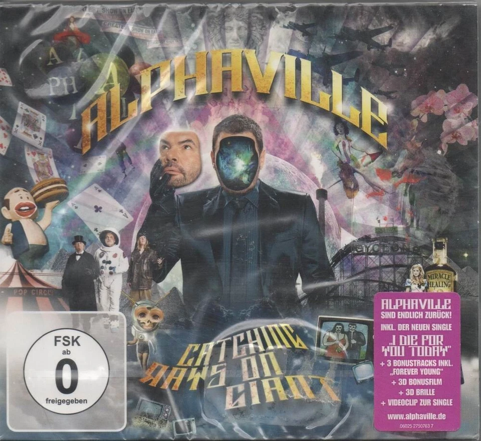 Alphaville Catching Rhys On Giant CD & DVD NEU Song For No One The Deep - Bild 1 von 2