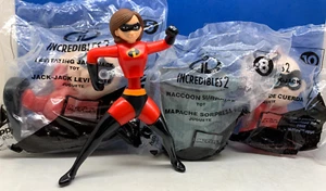 2018 McDonald's Happy Meal Incredibles 2 Mixed Lot 4 Toys - 3 NEW & 1 Loose - Picture 1 of 9