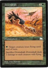 Downdraft x4 Weatherlight MtG NM