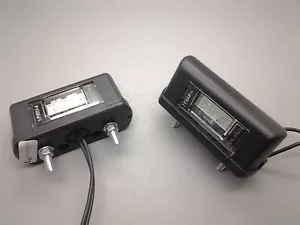 2 X MONARK LED 12 & 24V LUZ DE MATRÍCULA ILUMINACIÓN REMOLQUE CAMIÓN - Imagen 1 de 5