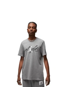 AIR JORDAN " GFX Tee Carbon Heather T-SHIRT XXL FB7465-091 - Picture 1 of 2
