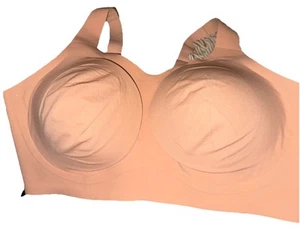 Evelyn Bobbie The Beyond Bra Womans XL Beige Adjustable Strap Wide Band Comfort - Picture 1 of 4