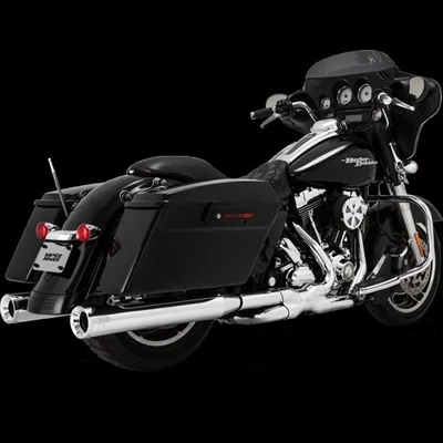 Silenciador Vance & Hines 4" Eliminator 400 Slip-ons cromado 1995-2016 Harley Touring Foto 1 de 4