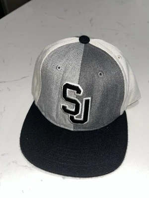 St. Paul Saints x SeanJohn 可调灰色/黑色帽子男女通用“SU”运动帽 — 第 1/4 张图片