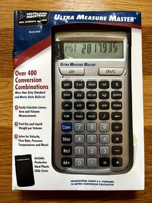 Calculated Industries Ultra Measure Master 8025 Please READ - Image 1 of 3