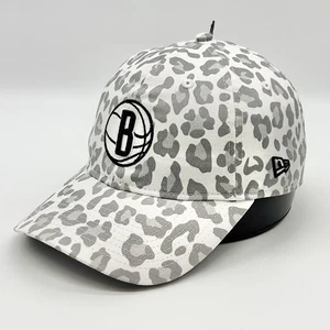 Brooklyn Nets New Era 9Twenty Women’s Adjustable Hat Leopard Print NBA Cap - Picture 1 of 8