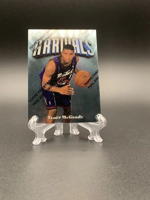 1997-98 Topps Finest - Poco común plata Tracy McGrady #294 (RC) con revestimiento Foto 1 de 4