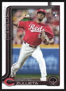 2025 Topps Series 2 #372 Yosver Zulueta Cincinnati Reds Rookie RC - Picture 1 of 2