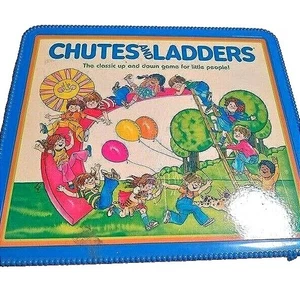Selten - Vintage Rutschen und Leitern Brettspiel 2008 - Blau Kunststoff Box Set (11B2) - Bild 1 von 8