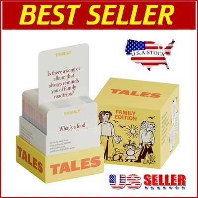 150Pcs Yellow Conversation Card Family Party Game TALES Game Cards Desktop Toys - Image 1 of 4