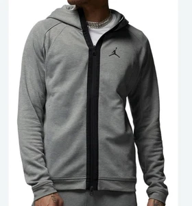 Nike Air Jordan Dri-FIT Hoodie mit durchgehendem Reißverschluss grau Herren Größe 4XL-HOCH DV9783-063 neu mit Etikett - Bild 1 von 5