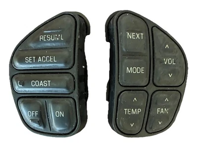 95-97 Lincoln Town Car Botones Volante Control de Crucero Radio A/C Foto 1 de 2