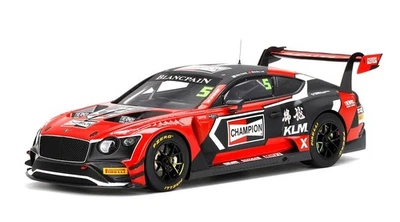 1:18 TRUESCALE Bentley Continental Gt3 #5 Champion Blancpain Gt Asia 2018 TS0314 - Immagine 1 di 2