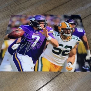 Case Keenum Autografiado Firmado 8x10 Fotografía Minnesota Vikings Fan HQ Privado - Imagen 1 de 6