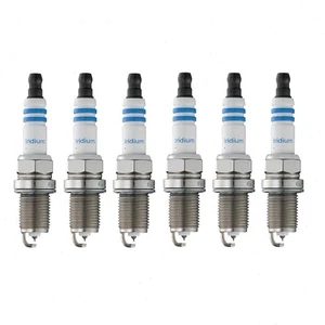 6 pc Bosch Double Iridium Spark Plugs for 2007-2010 Hyundai Entourage 3.8L zw - Picture 1 of 5