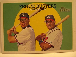 2008 Topps #212 FENCE-BUSTERS Jones-Jones [b4b19] - Picture 1 of 1