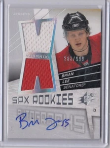 2008-09 SPx Rookies Jersey Autograph #176 Brian Lee RC 283/999    *S5733 - Picture 1 of 1