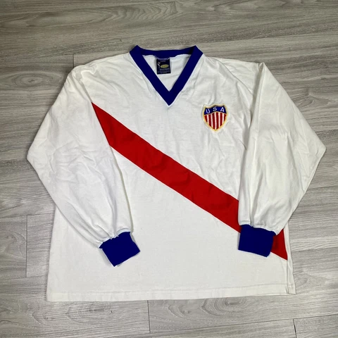 USA Jersey World Cup 1950 Replica Football Vintage Soccer Toffs Men’s Size XL Cover