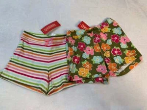 Gymboree Floral Reef Cotton Knit Shorts Choice Stripes Flowers NWT Sz 6 - Picture 1 of 3