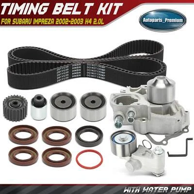 12x Nuevo Kit de correa de distribución para Subaru Impreza 2002-2003 H4 2,0 L GAS con bomba de agua Foto 1 de 4