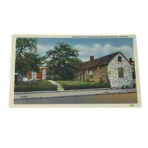 Postkarte Washingtons Hauptquartier Winchester Virginia Vintage A453 - Bild 1 von 2