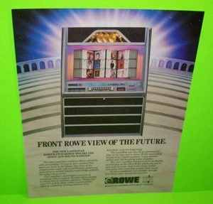 Laserstar Original Jukebox FLYER Phonograph Musik Verkaufsblatt ROWE AMI 1989 - Bild 1 von 5