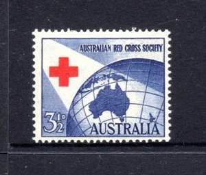 1954 ***MUH*** (FLAW) 40th ANNIVERSARY of RED CROSS "RED CROSS FLAW" OFF CENTRE - Picture 1 of 2