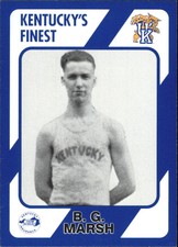 1989-90 Kentucky Collegiate Collection Multi-Sport Card #30 B.G. Marsh
