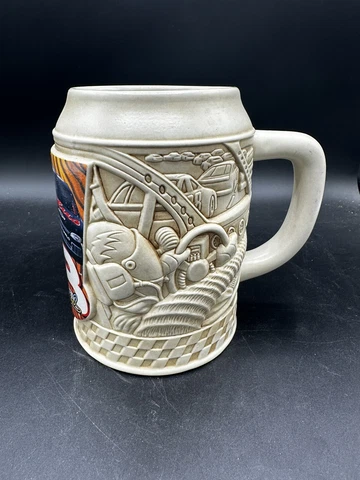 Dale Earnhardt Sr. - Embossed Collector Stein - Authenticated by Nascar Cover