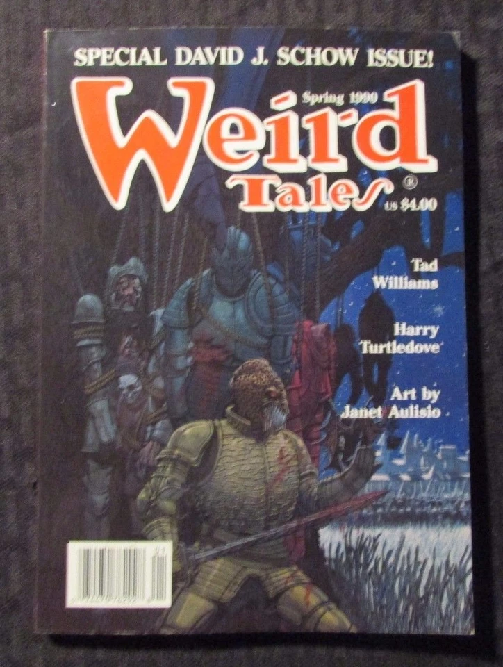 1990 Spring WEIRD TALES Pulp Magazine #296 VF/NM 9.0 David J Schow Foto 1 de 1