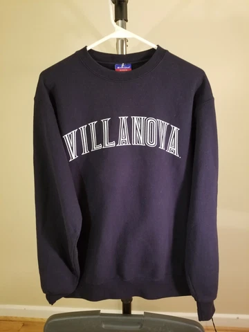 Villanova Wildcats NCAA Champion Classic Blue School Logo Medium Sweatshirt Cover