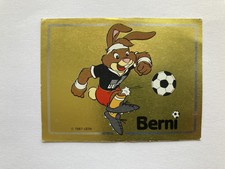 PANINI EM UEFA EURO 88 1988 - NO. 1 - BERNI COAT OF ARMS - BADGE - UNGLUED