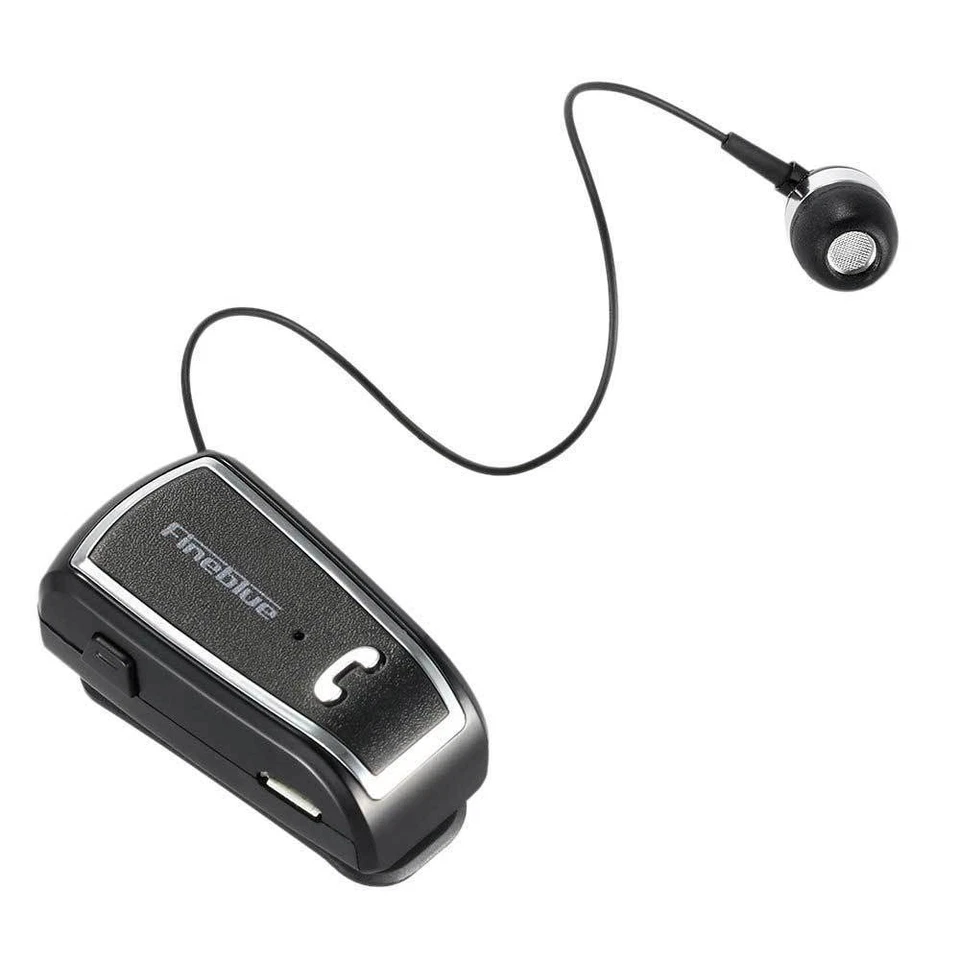 Auricolare Bluetooth Fineblue FV-3 Ios Android Cavo Retrattile Wireless hsb - Immagine 1 di 1