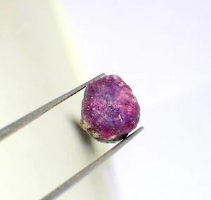 Sphere Ruby Gemstone 8.50 Cts Loose Ethical Rough From India 11x11x8 mm - Picture 1 of 8