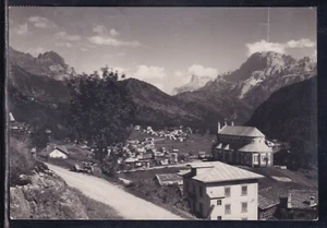 Cartolina Falcade Agordino Sfondo il M. Civetta ed il Pelmo EC476 - Picture 1 of 1