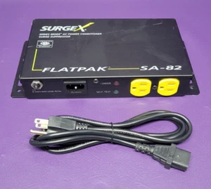 SurgeX FlatPak 2 prises 120V / 8A Parasurtenseur / Conditionneur SA-82 - Photo 1/7