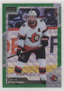 2020-21 O-Pee-Chee Platinum Emerald Surge /10 Derek Stepan #33