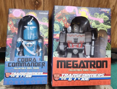 KidRobot TRANSFORMERS MEGATRON & Cobra Commander lot of 2-NIB - Image 1 of 4