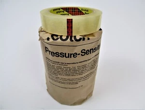 Scotch 3M Pressure Sensitive Tape 1" Rolls Lot of 7 New Open Package NOS - Picture 1 of 6