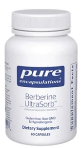 Pure Encapsulations Berberine UltraSorb 550 mg- 60 caps - Picture 1 of 1