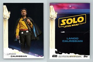 Lando Calrissian #3 Solo : A Star Wars Story 2018 Topps Trading Card