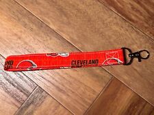 Wrist Key Fob lanyard- wristlet- Strap -key chain --football-- Cleveland Browns