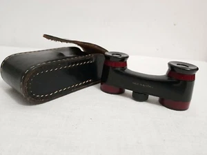 ALTES VINTAGE OPERN FERNGLAS GOERZ WIEN STABILETT MADE IN AUSTRIA ROT & SCHWARZ - Bild 1 von 9