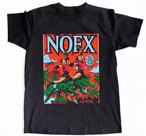 NOFX The Final Tour Orlando, FL Black Unisex T-shirt Size S-5XL - Picture 1 of 5